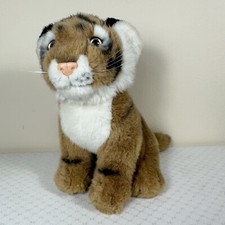 Plush Soft Toy Sitting Tiger  Canon Anna Club Plush 1986 WWF 22 cm