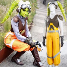 Christmas Star Wars Rebels Hera Syndulla Cosplay Costume Halloween Outfit