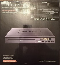 Electom DVD/HDMI Player - Black - (ELC-1910) 