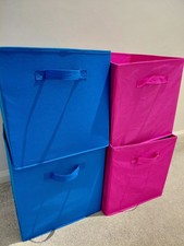 Cube Canvas Storage Boxes For