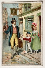 Postmen Of The British Empire. London Postman 1820. Normanton Cancel