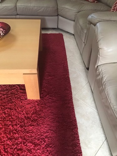 Shag pile rug 185x275 - shag,
