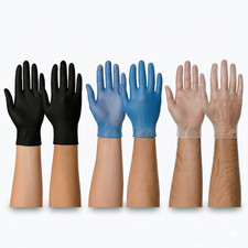 Disposable vinyl gloves - disposable, powder