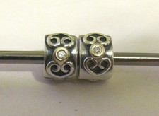 PAIR (2) PANDORA Double Heart