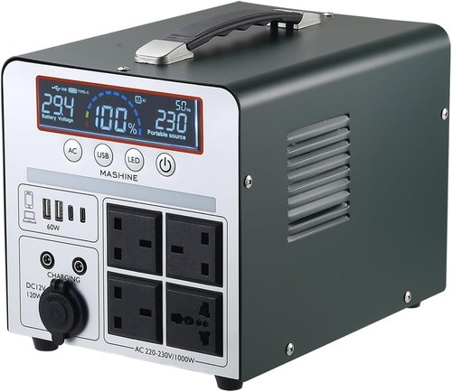Power station 1000w - power, 1000w/666wh
