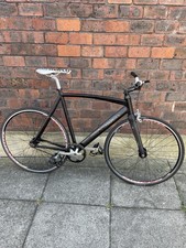 Fixed Gear Bike With Leader Frame , Carbon Fiber Fork