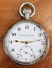 William Greenwood &Sons Leeds & Huddersfield Vertex Revue Open-face Pocket Watch