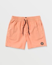 VOLCOM - Mens Center Trunk 17" Boardshorts - Peach - Beach/Summer Shorts