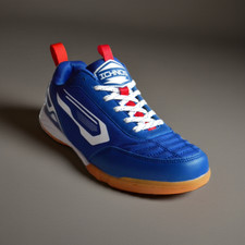 Indoor Court Football trainers shoes Royal Blue ICHNOS Futsal Non Marking