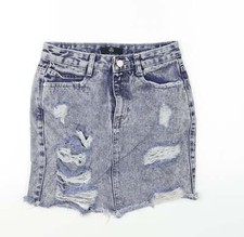 Missguided Womens Blue Cotton