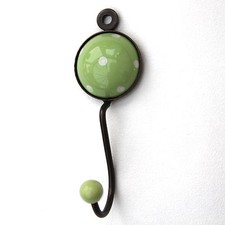 Ceramic and metal polka dot