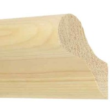 Pine pigs ear - moulded, handrail