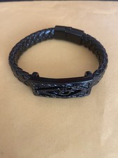 Masonic Leather Magnetic bracelet
