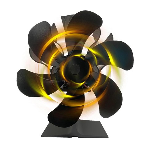 Heat powered stove fan - heat,