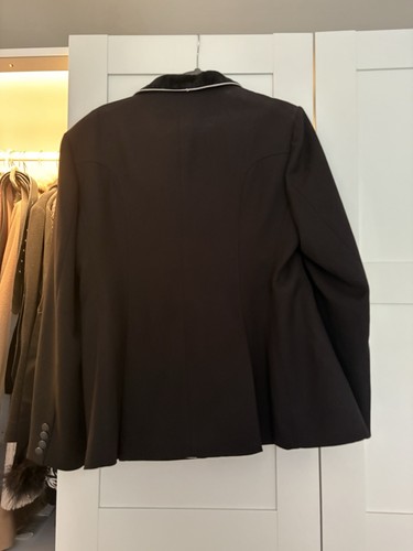 Shires black showjacket size - shires,