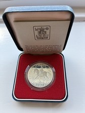 Elizabeth II Proof Crown "Silver Jubilee" 1977 in Blue case of issue.