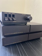 Meridian 101 Pre + 105 Mono Power Amps (Pair) + Dual PSU – Classic UK 230V