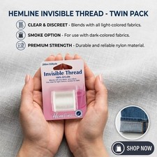 200m clear nylon - nylon, invisible