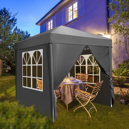 2x2m pop gazebo 4 sides - up,