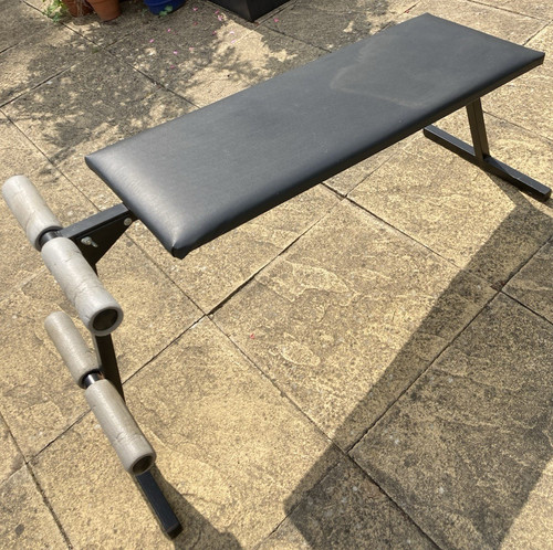 Black flat weight - flat, bench