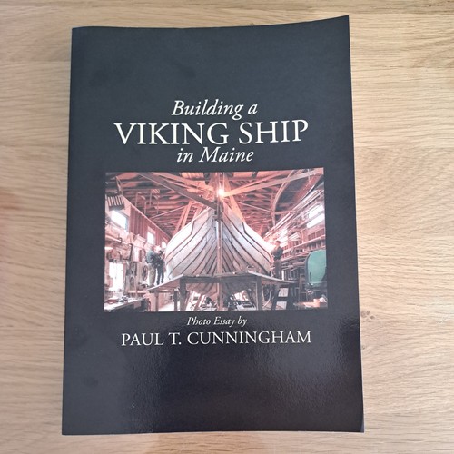 Building viking ship in - a,