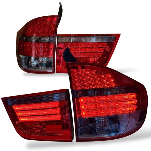 Led red smoke tail lights - red,