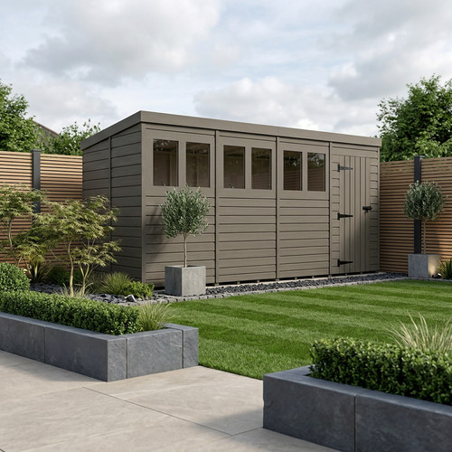 6x9 pent composite - composite, shed