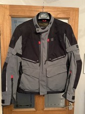 Large Oxford Mondial Advanced Textile Size Motorcycle Jacket - Grey