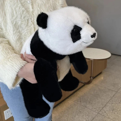 Fluffy realistic panda plush - fluffy,
