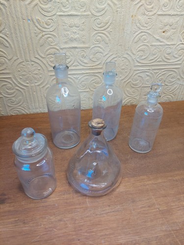 Vintage glass laboratory - glass,
