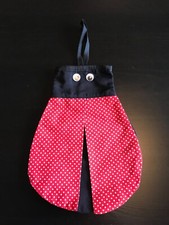 Ladybug Bag, Room Decor, Car Bin, Birthday party/Baby Shower Souvenir, Buggy Bag