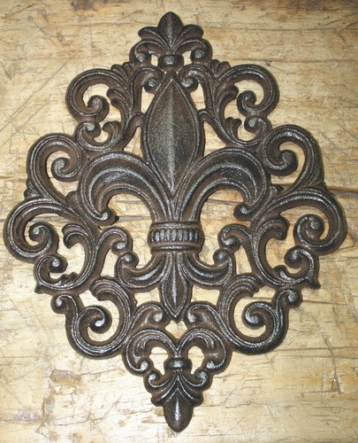 Huge cast iron fleur lis - fleur,