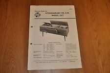 PYE Model 1217 F.M. / A.M. Stereogram Radiogram Workshop Service Manual RV319