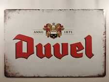 DUVEL BEER SIGN TIN PLAQUE PUB