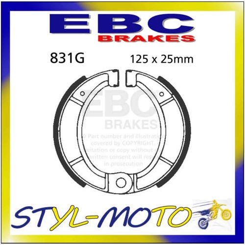 831g rear brake pads - brake,