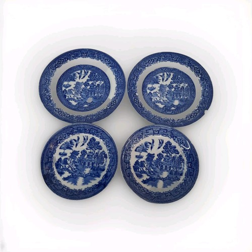 Blue willow transfer ware - willow,