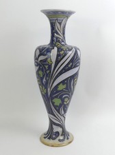 ROYAL DOULTON LARGE ART NOUVEAU POTTERY VASE BY MARK MARSHALL