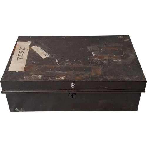 Vintage metal cash - metal, storage