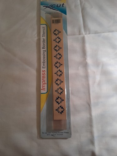 Impress embossing border - embossing,