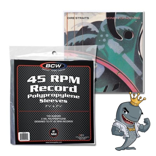 Bcw rpm record sleeves - 45,
