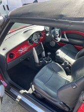 BMW Mini convertible R52 Full Leather heated Seats Fronts and Rear leather bench