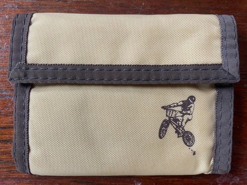 Vintage 1980s trifold wallet - trifold,