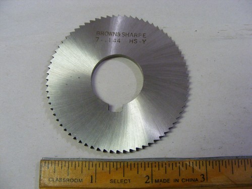 Brown sharpe s - b&s, slotting