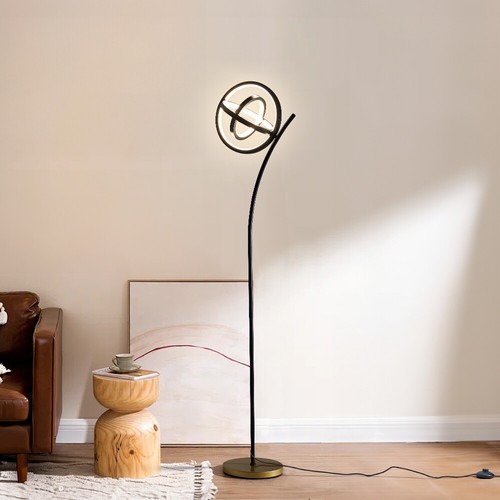 Cool white led torchiere - white, floor