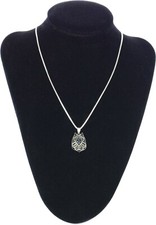 Keeshond dog necklace womens