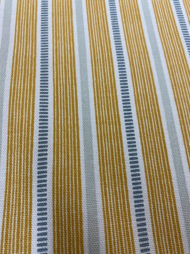 Static caravan curtains - caravan, ocre
