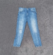Zara Jeans Mens W32 L25 Blue