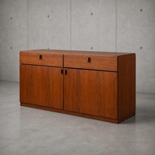 Low Danish Teak Sideboard Mid