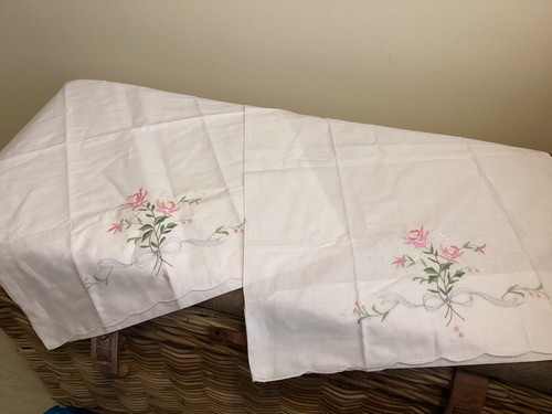 Pair vintage 100 cotton - pair, of