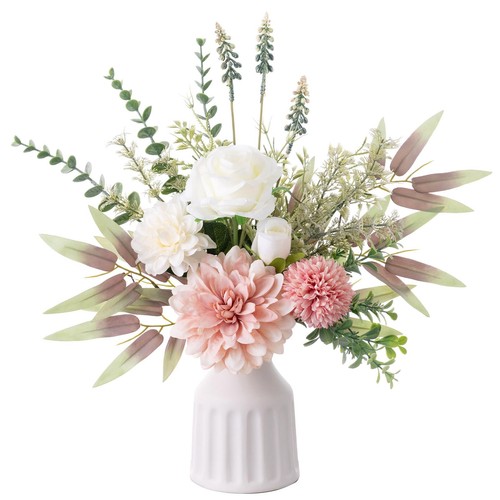Fake flowers vase - in,